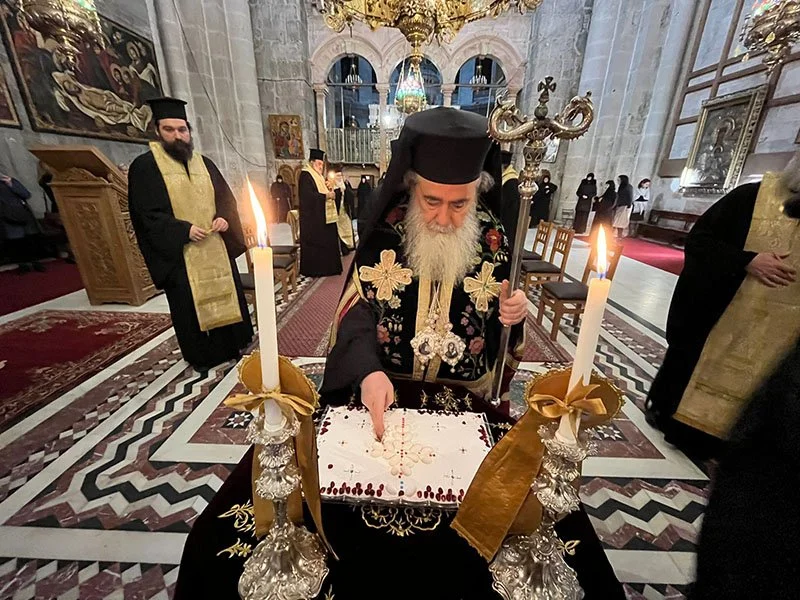 His Beatitude Patriarch Theophilos the Third Celebrates the Annual Memorial Service of the Holy Sepulcher Fathers