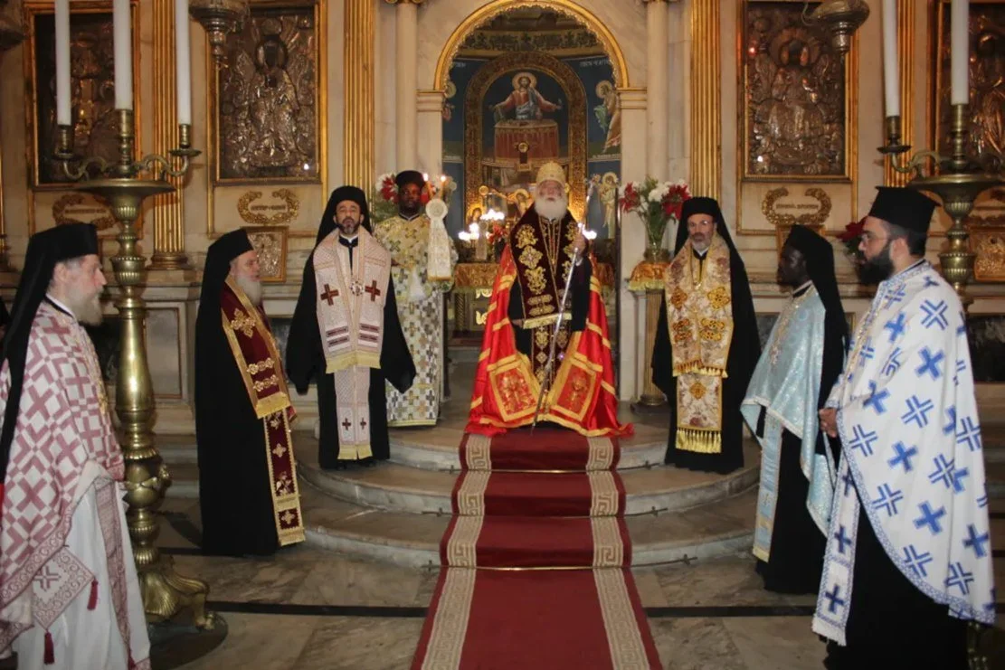 غبطة البابا ثيودروس الثاني يحتقل بالقدّاس الإلهي في أوّل العام الميلادي الجديد 2024