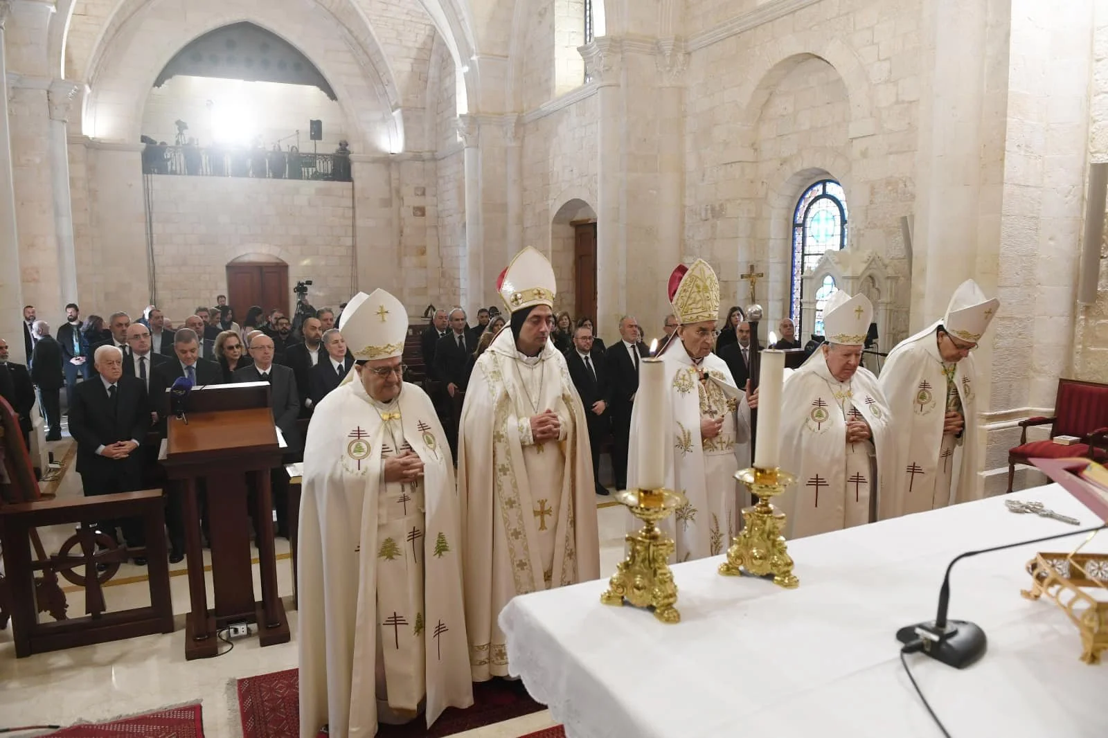 عظة غبطة البطريرك الكردينال مار بشاره بطرس الرَّاعي في الأحد الأوّل بعد الدنح والإحتفال بيوم السلام العالميّ في الصرح البطريركيّ في بكركي، لبنان