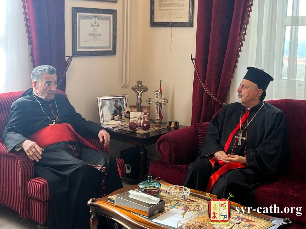 غبطة البطريرك مار اغناطيوس يوسف الثالث يونان يزور غبطة أخيه البطريرك الكاردينال مار بشارة بطرس الراعي للتهنئة بعيد الميلاد ورأس السنة