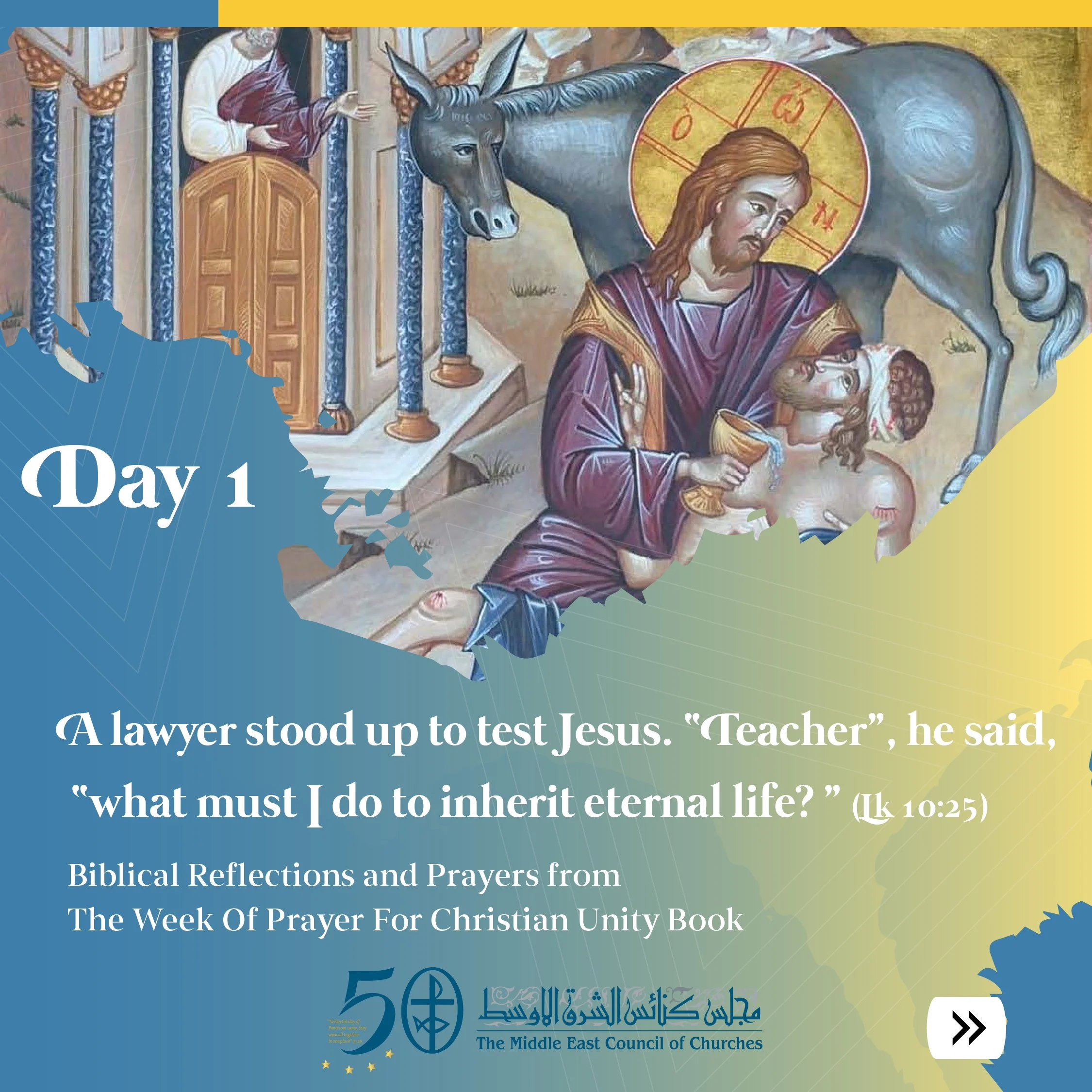 Prayer and Meditation of the First Day of the "Week of Prayer for Christian Unity" 2024