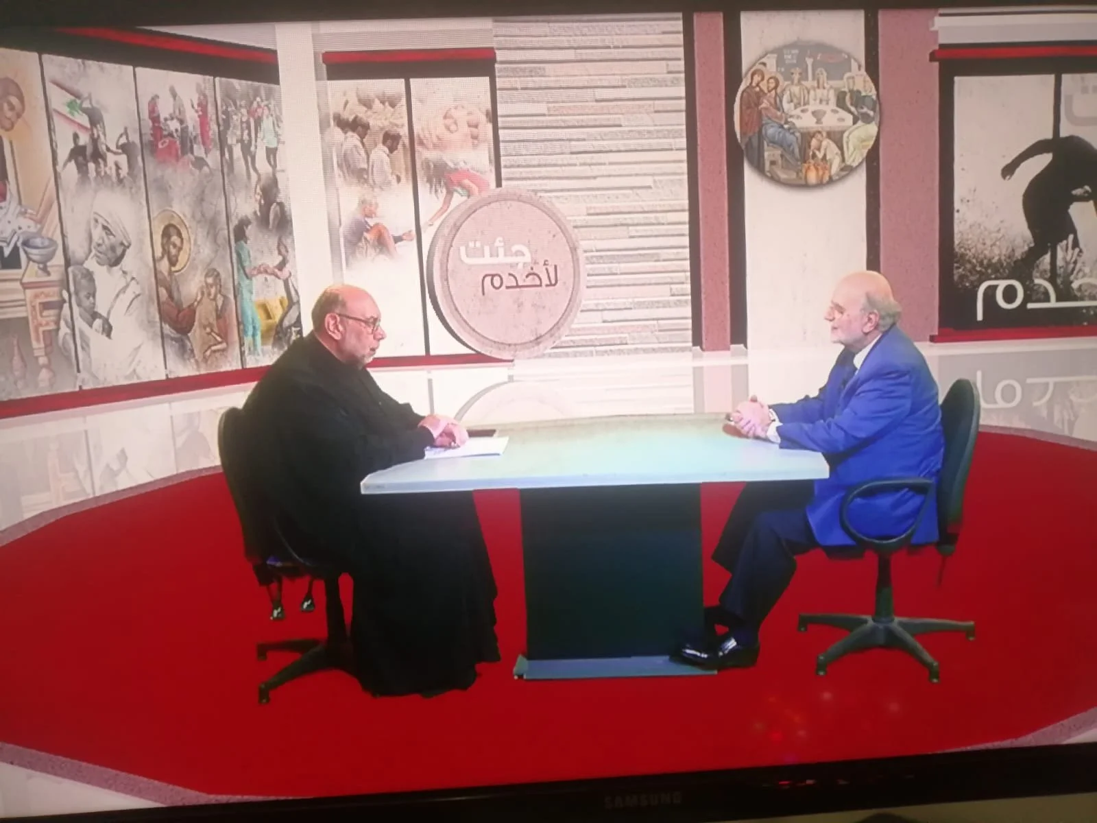 The MECC Secretary General Professor Dr. Michel Abs in an Episode of the Program “I Came to Serve” on Télé Lumière and Noursat