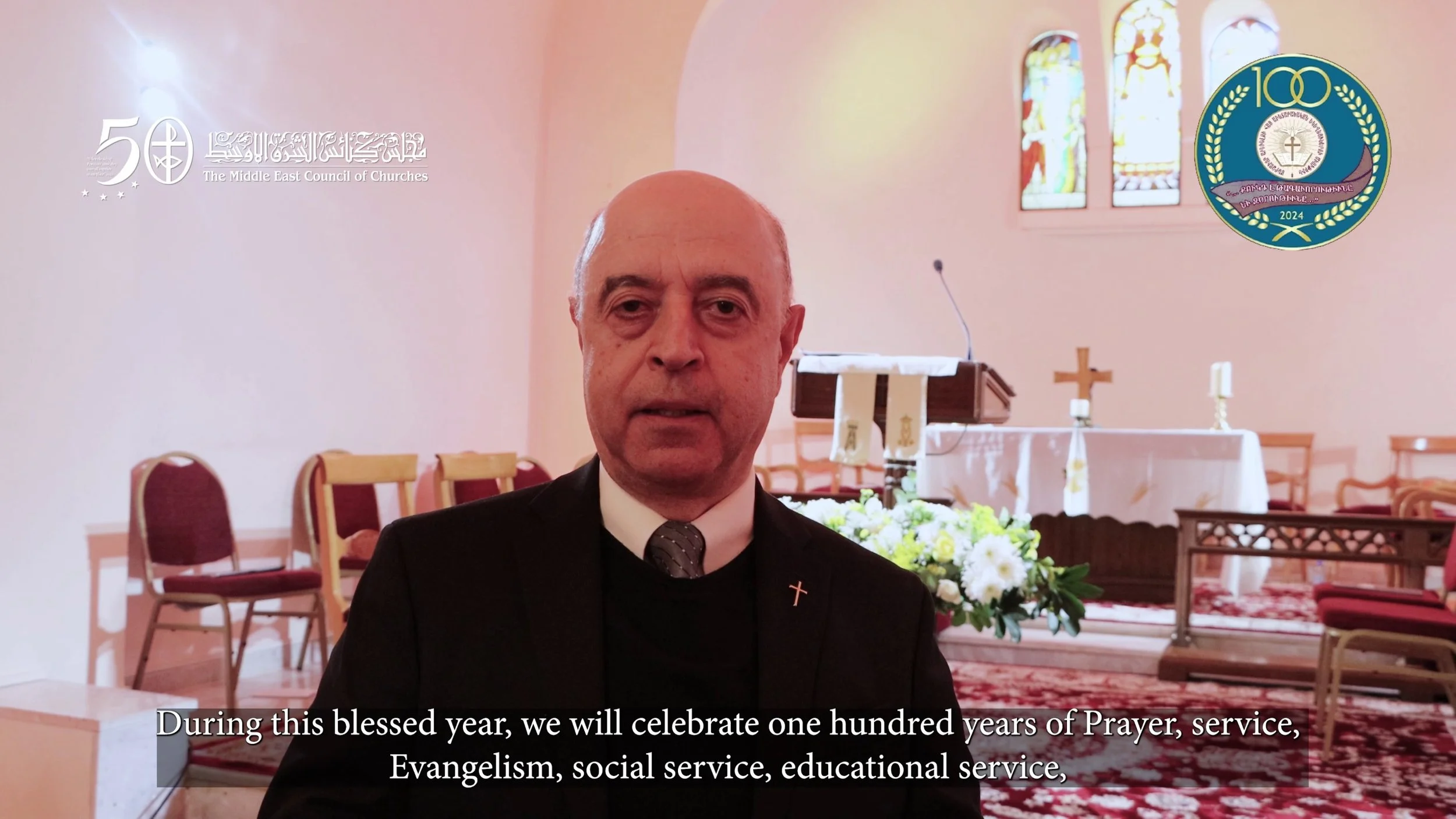 A Video Message from Reverend Dr. Paul Haidostian on the Occasion of the 100th Jubilee of the Union of Armenian Evangelical Churches in the Near East&nbsp;