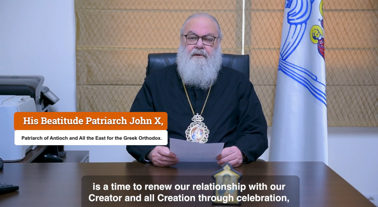 His Beatitude Patriarch John X Delivers a Video Message