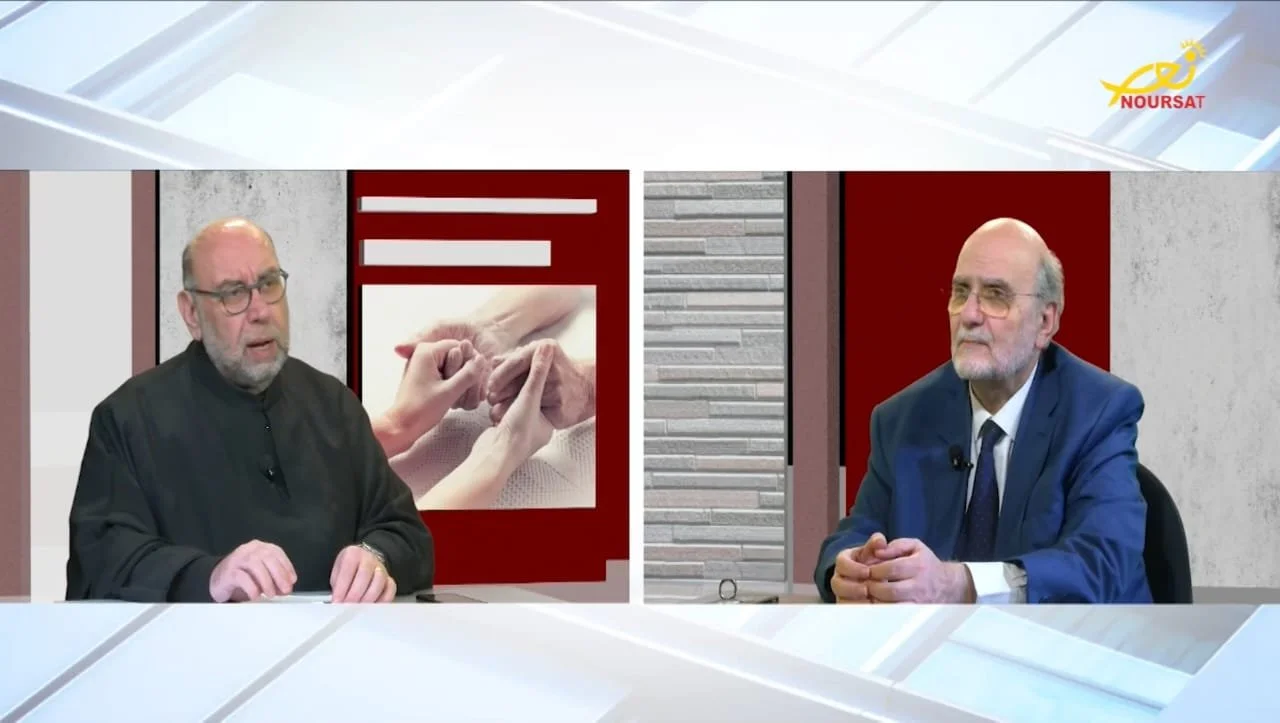 The MECC Secretary General Professor Dr. Michel Abs in an Episode of the Program “I Came to Serve” on Télé Lumière and Noursat