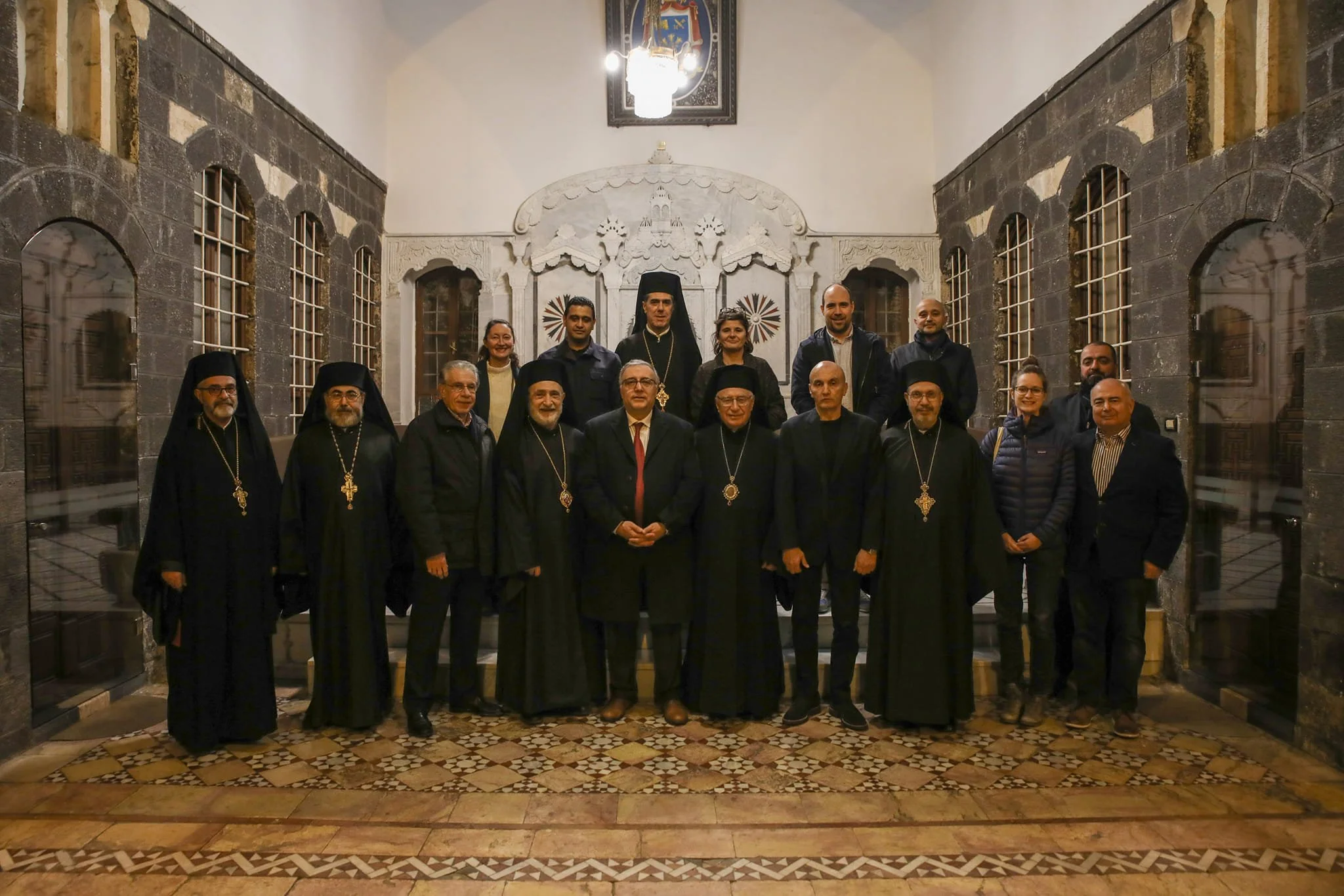 رئيس الصليب الأحمر الفرنسي السيّد فيليب دا كوستا يزور غبطة البطريرك يوسف العبسي