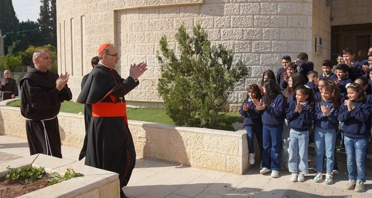 The City Of Jericho Receives His Beatitude Patriarch Cardinal Pierbattista Pizzaballa With Great Joy