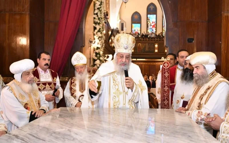 قداسة البابا تواضروس الثاني يدشّن مذابح وأيقونات كنيسة السيّدة العذراء أرض الجولف مصر الجديدة