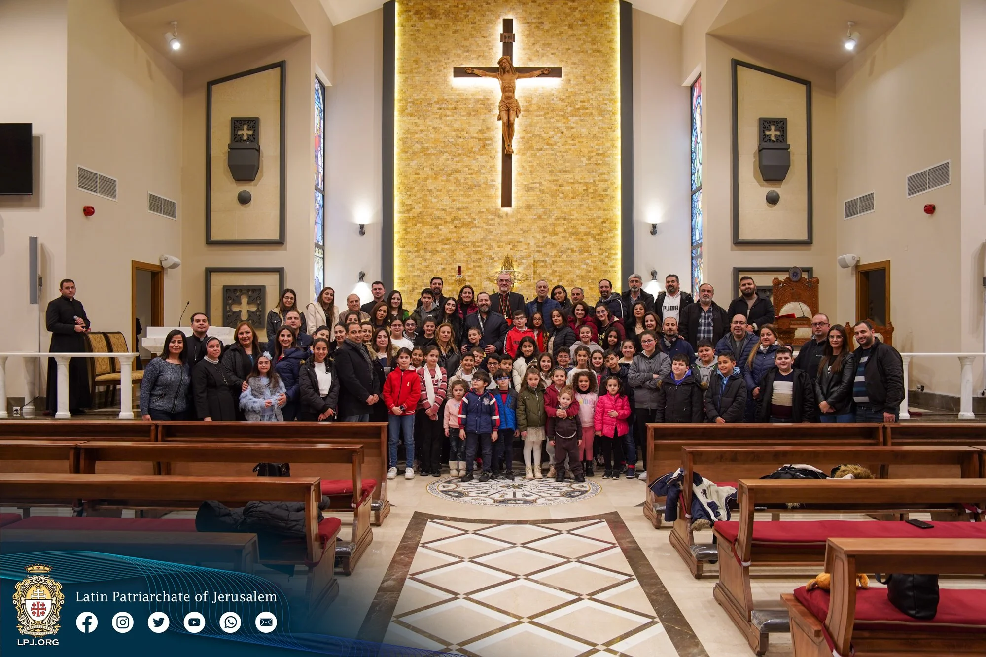 His Beatitude Cardinal Pierbattista Pizzaballa Visits The Parish Of Jubeiha