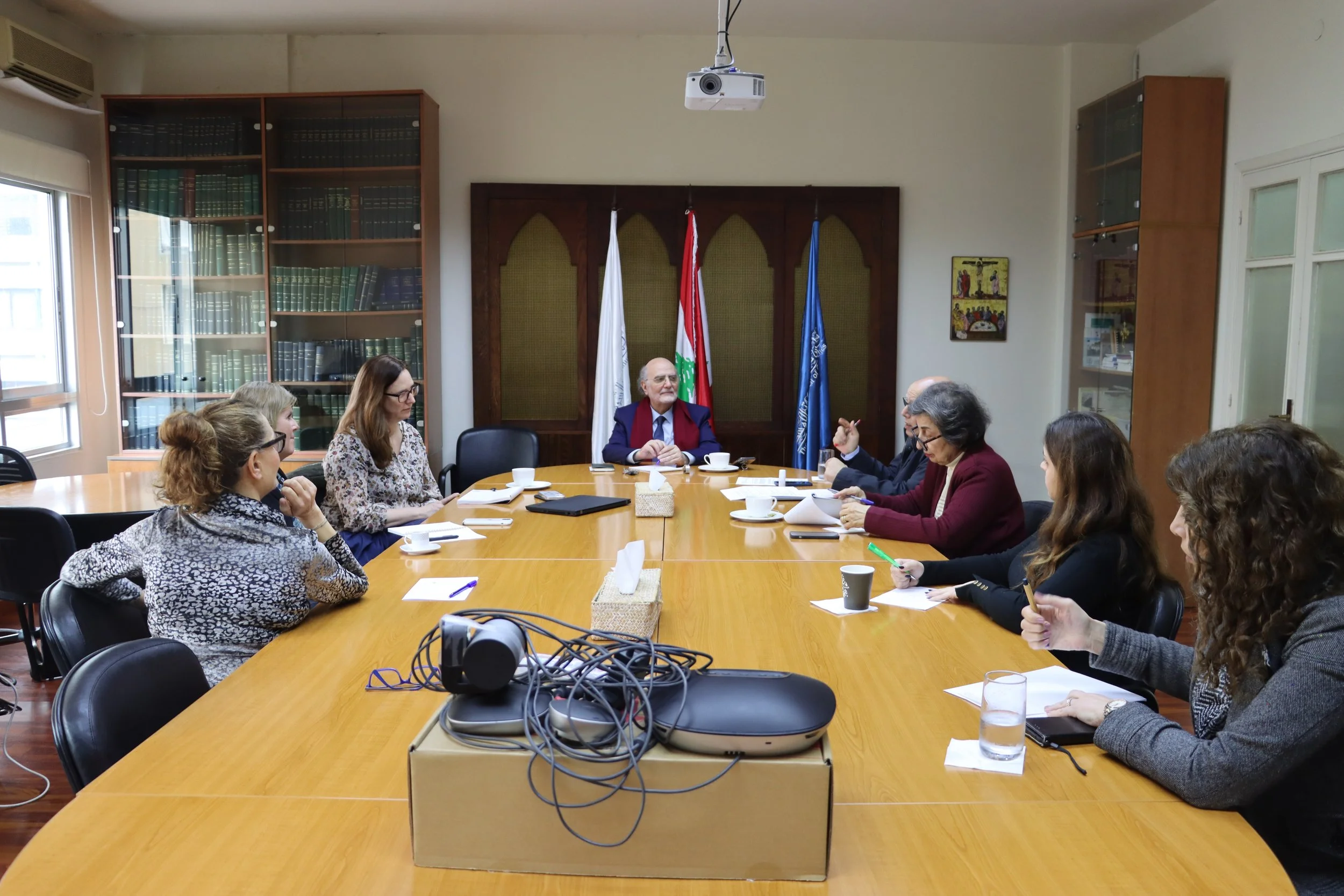 A Delegation from the ACT Church of Sweden Visits the Middle East Council of Churches