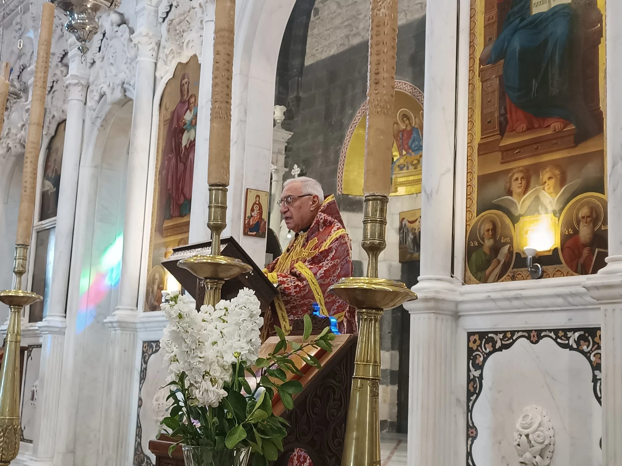 عظة غبطة البطريرك يوسف العبسي في اللّيترجيا الإلهيّة المقدّسة،الأحد الرابع من الصوم الأربعيني المقدّس