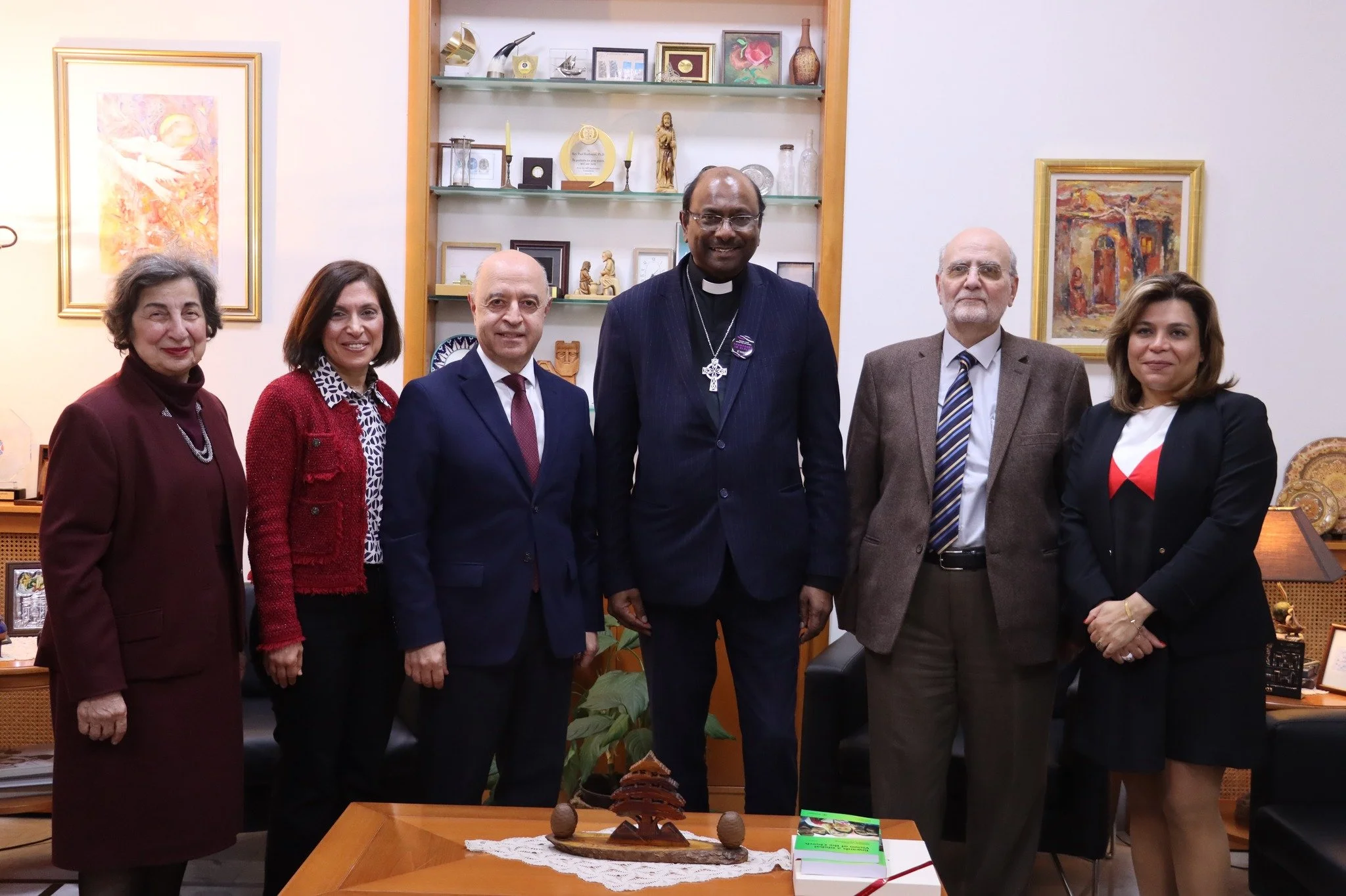 The WCC Secretary General Reverend Professor Dr. Jerry Pillay On a Visit to Reverend Dr. Paul Haidostian