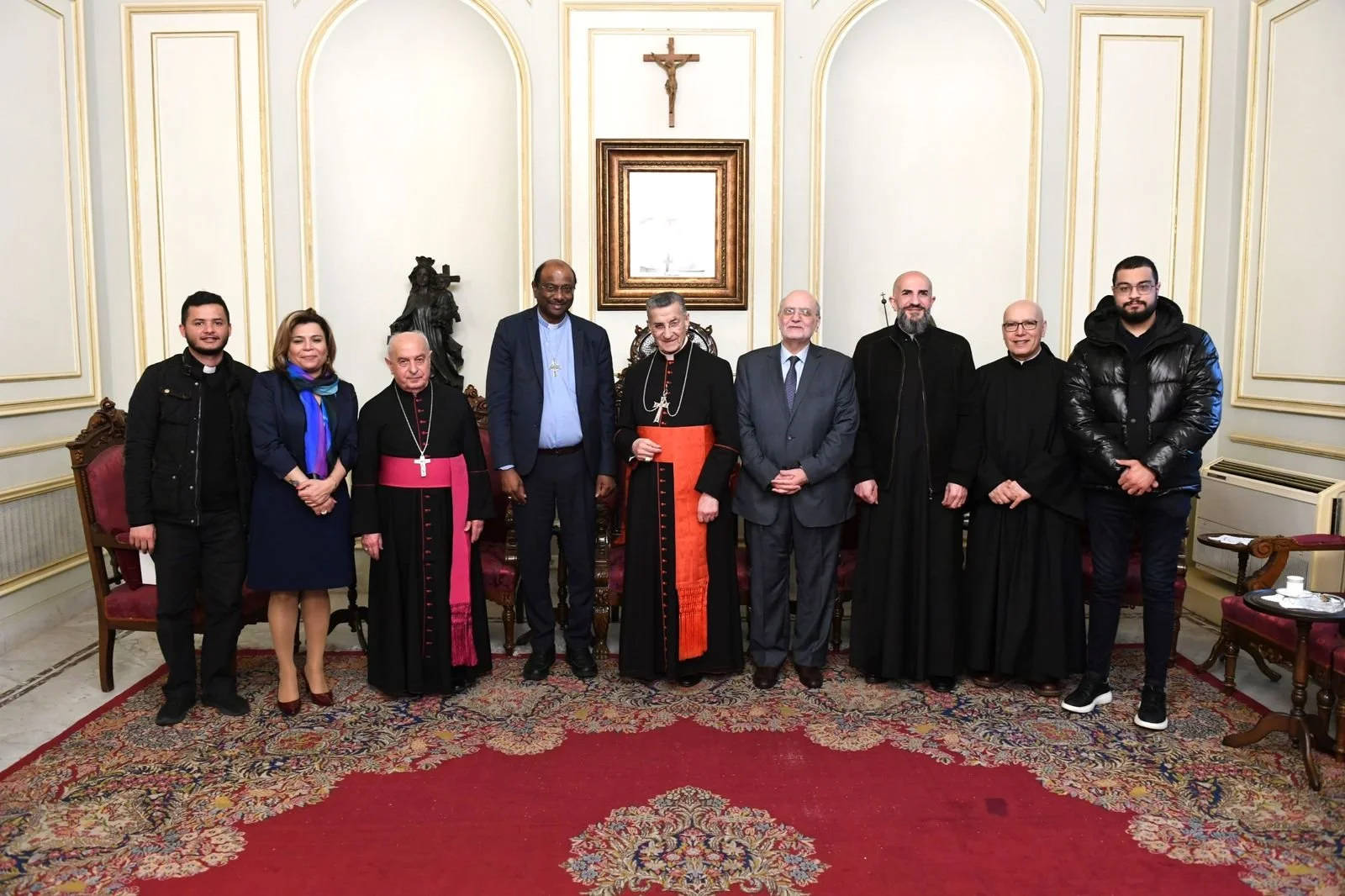 The WCC Secretary General Reverend Professor Dr. Jerry Pillay in a Meeting with His Beatitude Patriarch Cardinal Mar Bechara Boutros Al-Rai