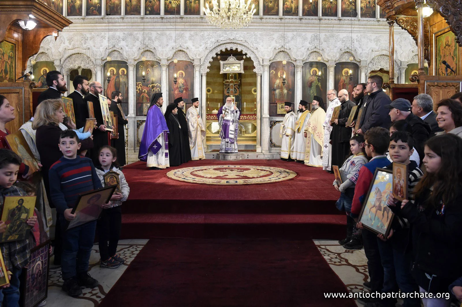 His Beatitude Patriarch John X Celebrates the Sunday of Orthodoxy Liturgy at the Mariamiyah Cathedral and Ordains Deacon Kyrillos Qubbajeh as a Priest and Brother Fadi Abu Sbeiha as a Deacon