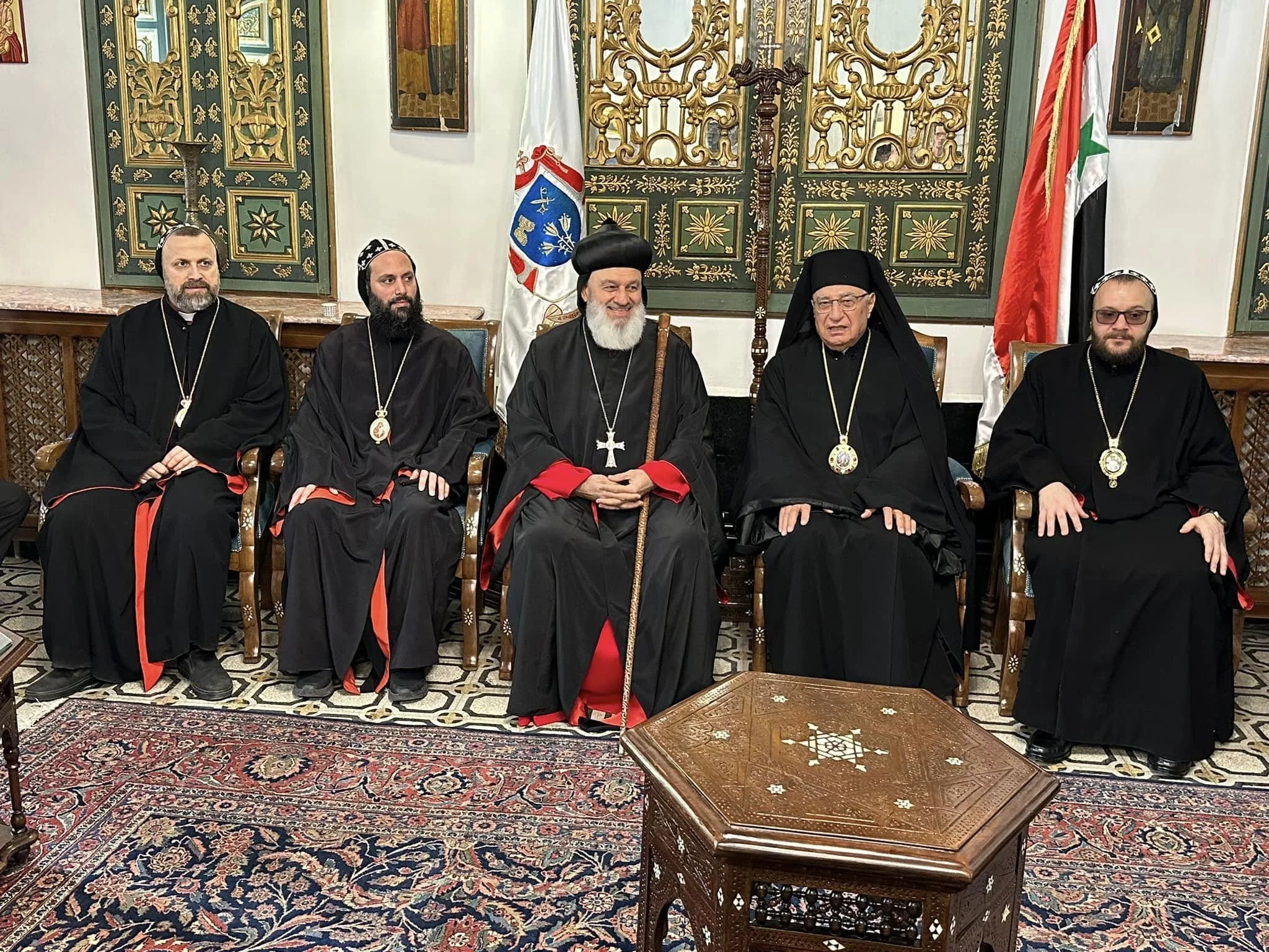 His Holiness Patriarch Mor Ignatius Aphrem II Offers Congratulatory Greetings to His Beatitude Patriarch Joseph Absi