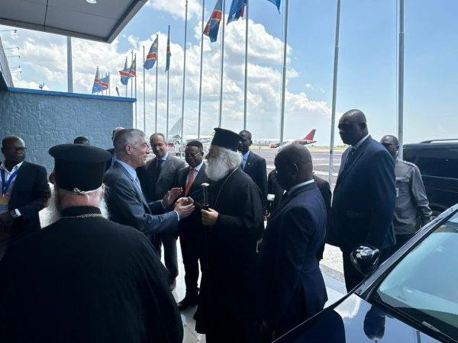 قداسة البابا ثيودوروس الثاني في كينشاسا بأفريقيا الوسطى