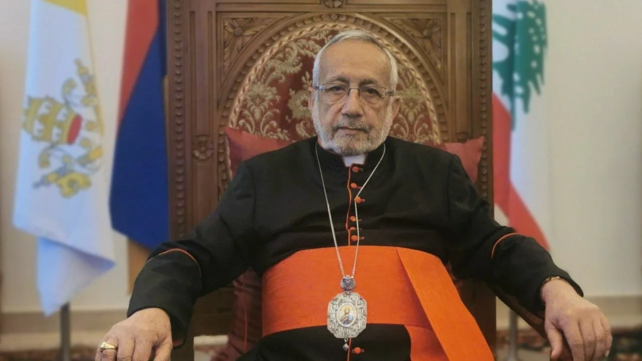 غبطة البطريرك روفائيل بيدروس الحادي والعشرون ميناسيان يترأّس قدّاس أحد القيامة في كاتدرائيّة مار الياس - الدبّاس، لبنان