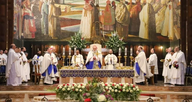 His Beatitude Patriarch Cardinal Pierbattista Pizzaballa Celebrates the Feast Of the Annunciation 2024 in Nazareth