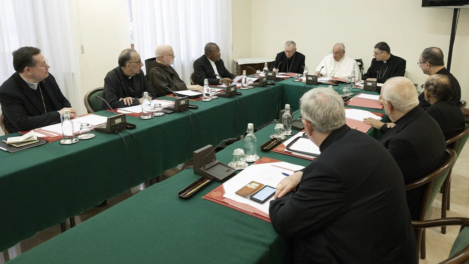 Meeting of the Council of Cardinals in the Vatican in the Presence of His Holiness Pope Francis