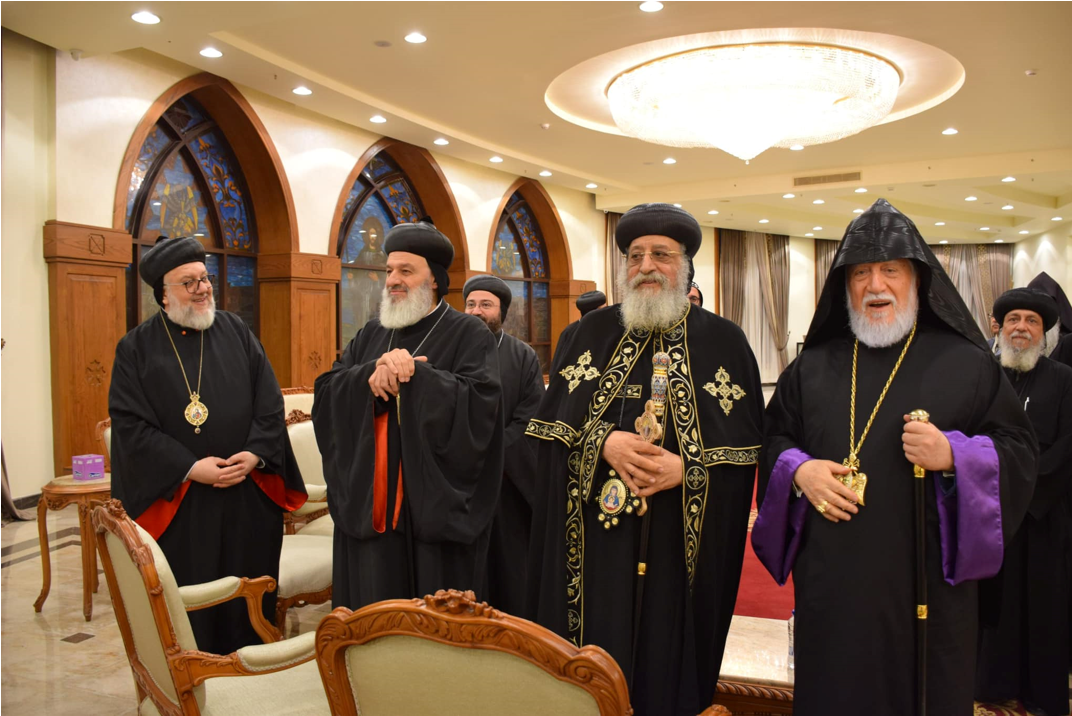 His Holiness Patriarch Mor Ignatius Aphrem II Arrives to Cairo to Participate in the Fourteenth Meeting of the Heads of the Oriental Orthodox Churches in the Middle East