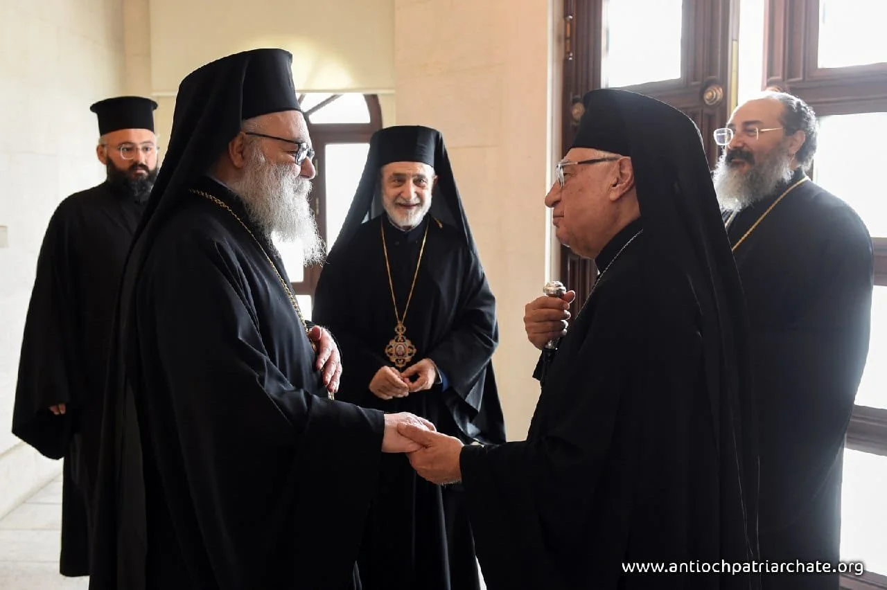 His Beatitude Patriarch John X Receiving His Beatitude Patriarch Joseph Al-Absi: