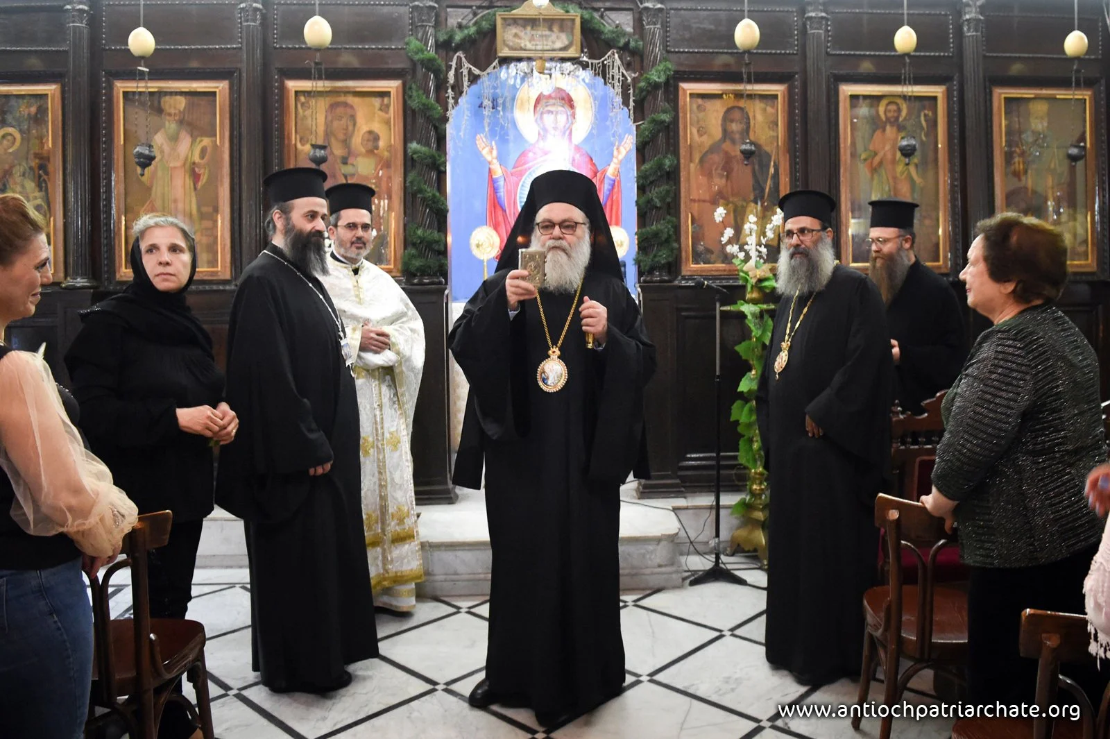 His Beatitude Patriarch John X Celebrates the Divine Liturgy of the New Sunday (Saint Thomas Sunday) in the Church of Saint Ananias the Apostle - Al-Midan