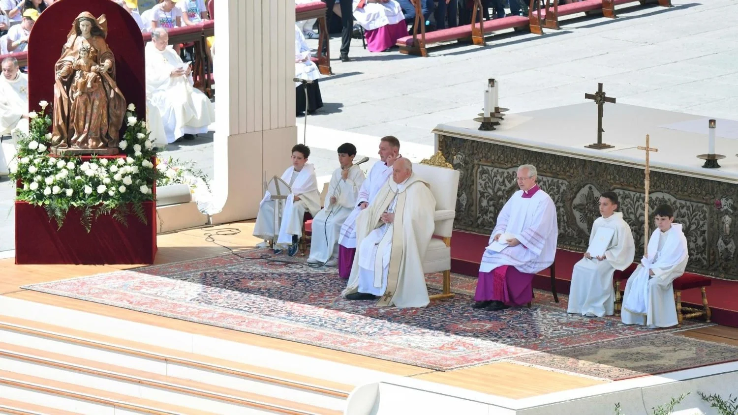 His Holiness Pope Francis at Mass with Children: 'The Holy Spirit accompanies us in life'