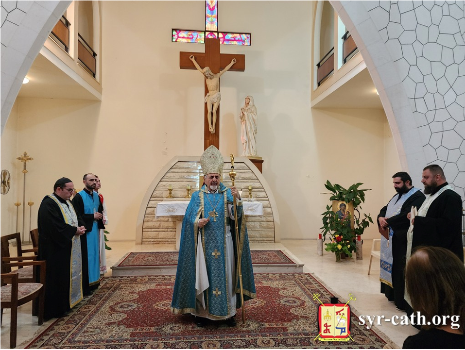 غبطة البطريرك مار اغناطيوس يوسف الثالث يونان يحتفل بقدّاس عيد القربان المقدّس (عيد الجسد الإلهي) وختام الشهر المريمي