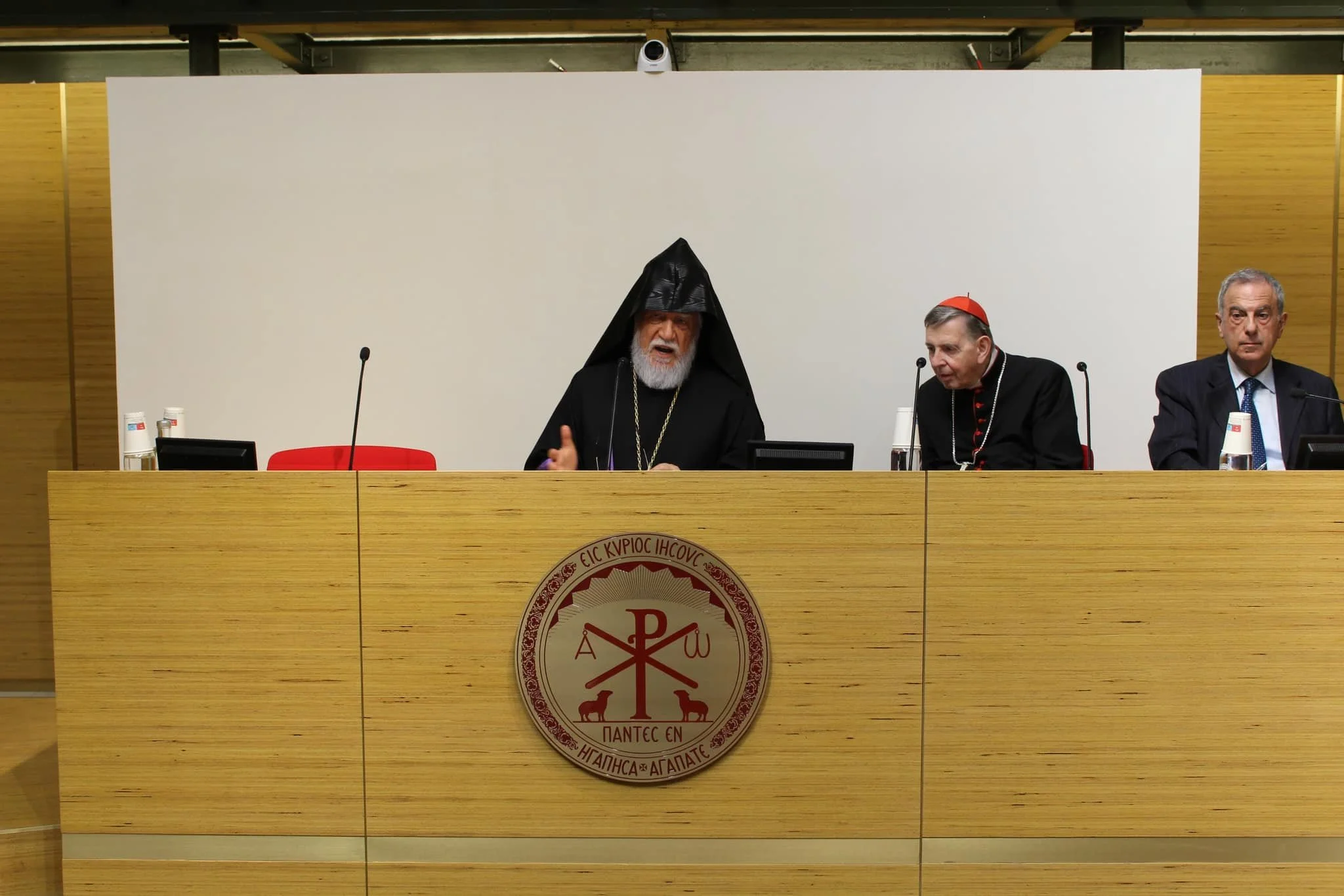 His Holiness Catholicos Aram I Delivers a Lecture on the Role of Religion in Middle Eastern Geopolitics at the Pontifical Oriental Institute in the Vatican