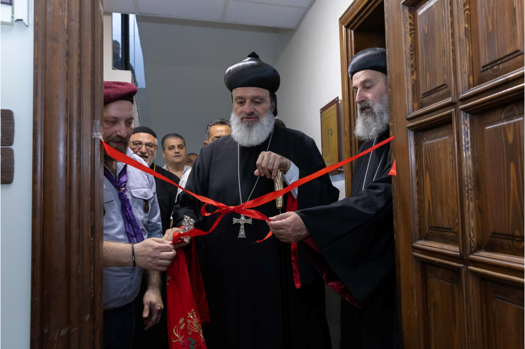 قداسة البطريرك مار إغناطيوس أفرام الثاني يفتتح مقرّ مار أفرام السرياني للتدريب التابع للكشّاف السرياني العالمي في حلب