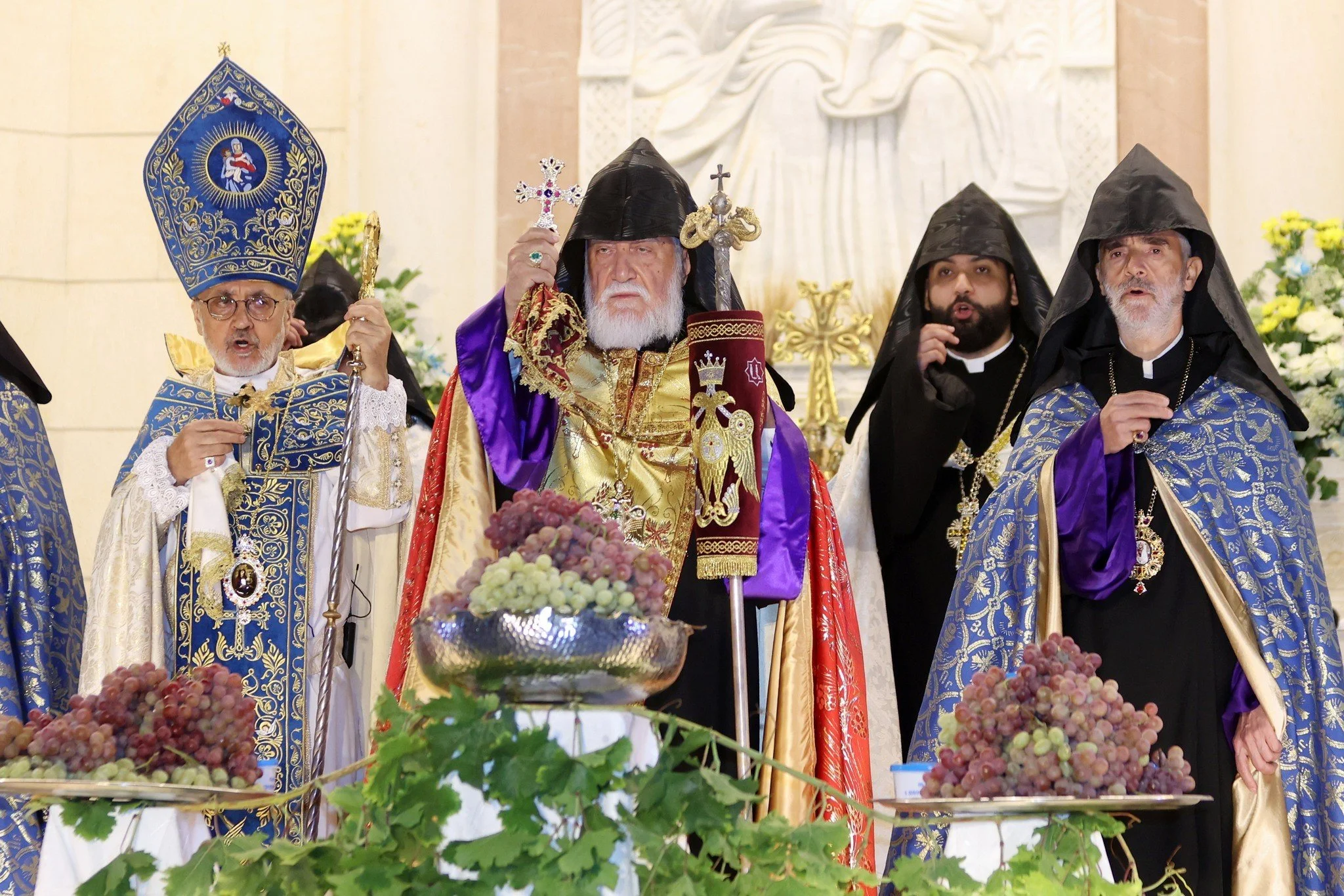 His Holiness Catholicos Aram I Presides over the Divine Liturgy on the Occasion of the Pilgrimage Day of St. Mary Monastery in Bikfaya