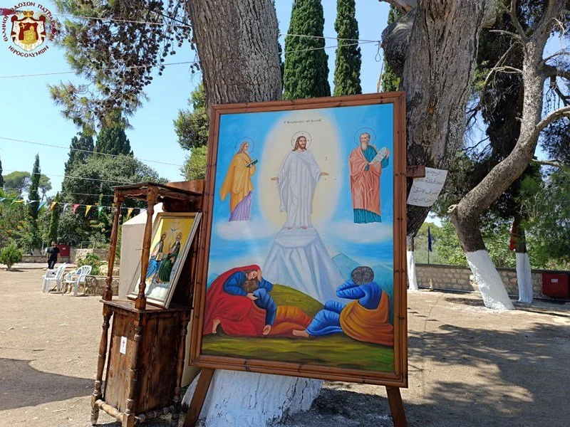 His Beatitude Patriarch Theophilos III Celebrates the Feast of the Transfiguration of the Lord on Mount Tabor
