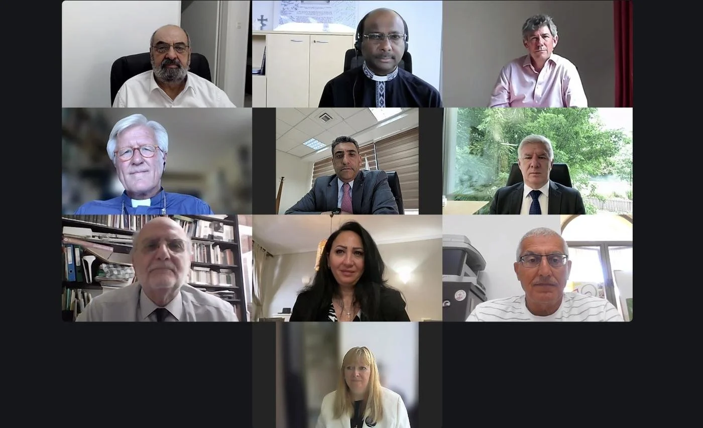 وفد مسكوني يلتقي اللّجنة الرئاسيّة العليا لمتابعة شؤون الكنائس في فلسطين