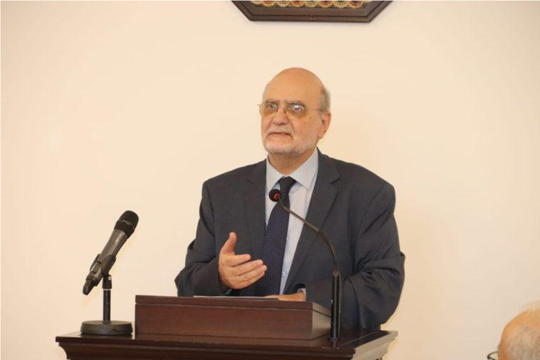 الأمين العام لمجلس كنائس الشرق الأوسط البروفسور الدكتور ميشال عبس&nbsp;