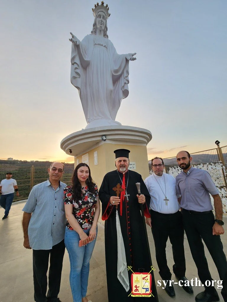 غبطة البطريرك مار اغناطيوس يوسف الثالث يونان  يزور كنيسة ومقام سيّدة الشرق في الحواش - حمص، سوريا