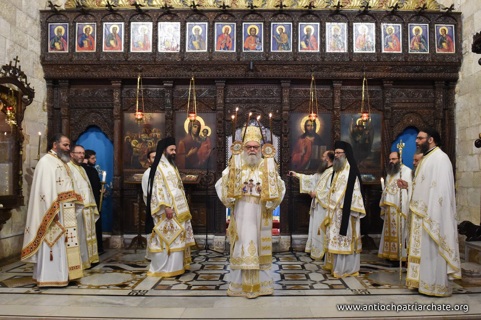 His Beatitude Patriarch John X Presides Over the Divine Liturgy and the Litany for the Indiction at the Patriarchal Monastery of Our Lady of Balamand in Lebanon 
