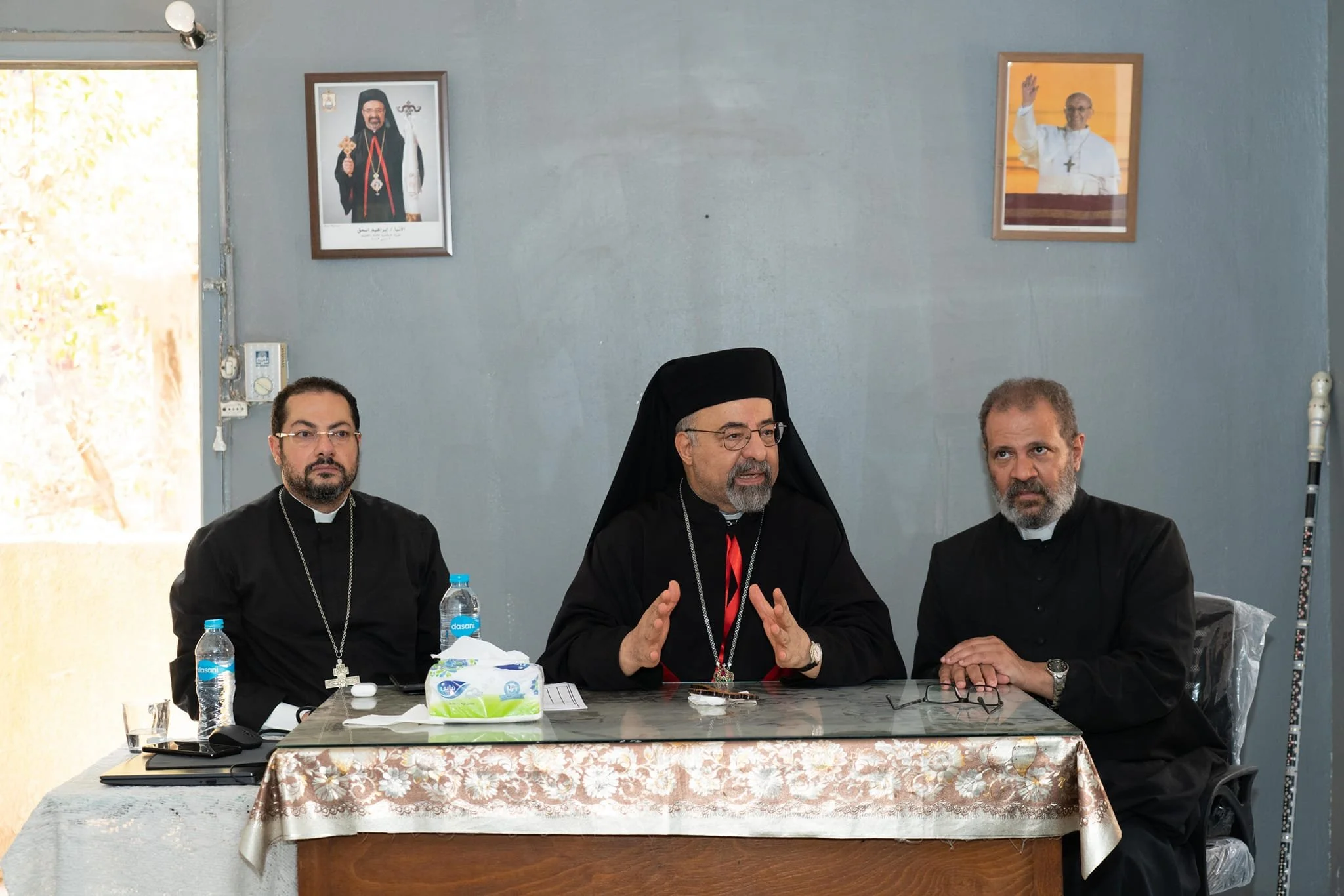 غبطة البطريرك الأنبا إبراهيم إسحق يزور المدرسة الجديدة في الإيبارشيّة البطريركيّة