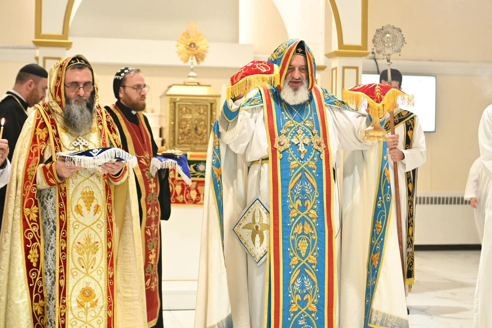 His Holiness Patriarch Mor Ignatius Aphrem II Celebrates the Holy Qurobo on the Occasion of the Feast of the Birth of the Virgin Mary In Montreal