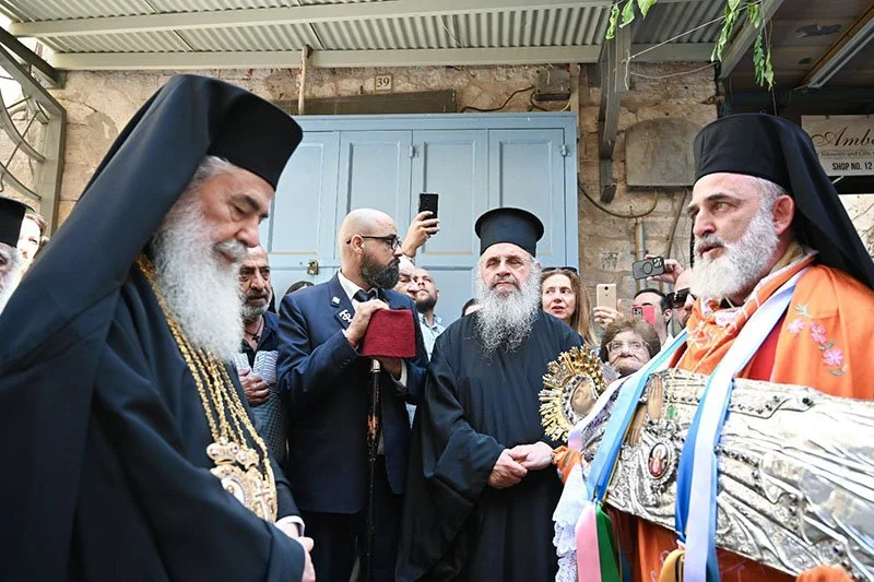 وداع عيد رقاد والدة الإله وإصعاد الأيقونة المقدّسة لممثليّة الجثسمانيّة ببركة وحضور غبطة البطريرك كيريوس كيريوس ثيوفيلوس الثالث