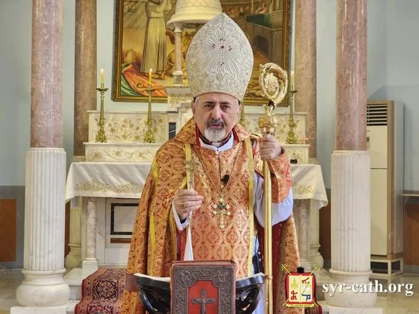 غبطة البطريرك مار اغناطيوس يوسف الثالث يونان يحتفل بقدّاس الأحد الثاني بعد عيد الصليب ويقيم الذكرى السنويّة الأولى لفاجعة العرس في قره قوش، في كنيسة مار اغناطيوس الأنطاكي، الكرسي البطريركي، بيروت