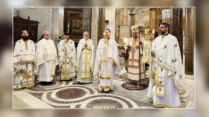 غبطة البطريرك يوسف العبسيّ يرفع الصلاة من روما من أجل السلام والمحبّة