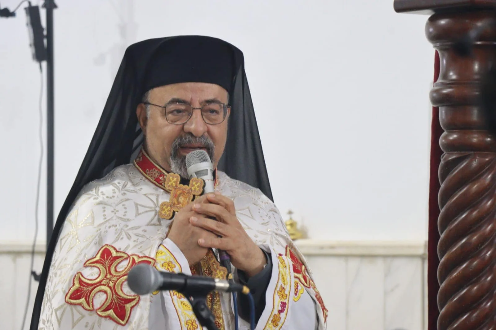 غبطة البطريرك الأنبا إبراهيم إسحق يترأَّس قداس الاحتفال المئوي على تجديد كنيسة العائلة المقدسة بالزيتون واليوبيل الفضي والذهبي لبعض أزواج الرعية