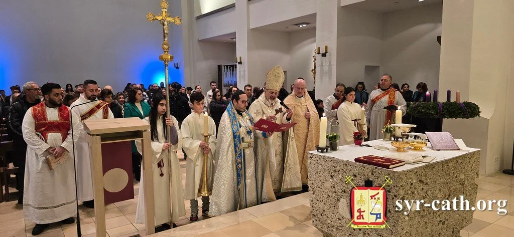 غبطة البطريرك مار اغناطيوس يوسف الثالث يونان يحتفل بقداس عيد القديسة الشهيدة بربارة لإرسالية العائلة المقدسة السريانية الكاثوليكية في أوكسبورغ، ألمانيا