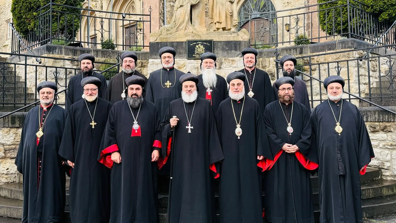 His Holiness Patriarch Mor Ignatius Aphrem II presided over the meeting of their Eminences the Archbishops of the Syriac Orthodox Archdioceses in Europe along with representatives of the councils
