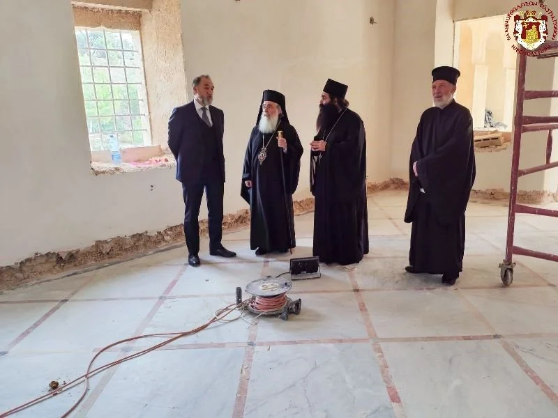 His Beatitude Patriarch Kyrios Kyrios Theophilos III visits the holy monastery of the cross