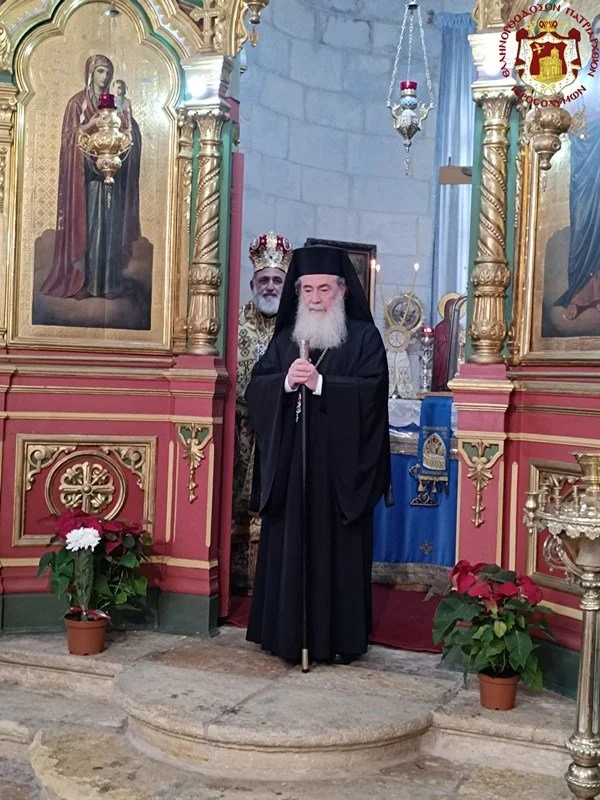 His Beatitude Patriarch Kyrios Kyrios Theophilos III attends the Feast of the Holy Great Martyr Catherine