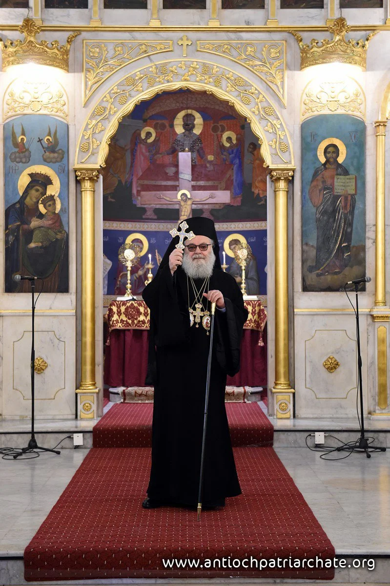 Sermon of His Beatitude Patriarch John X for Sunday’s Liturgy in the Church of the Holy Cross Al-Qassaa