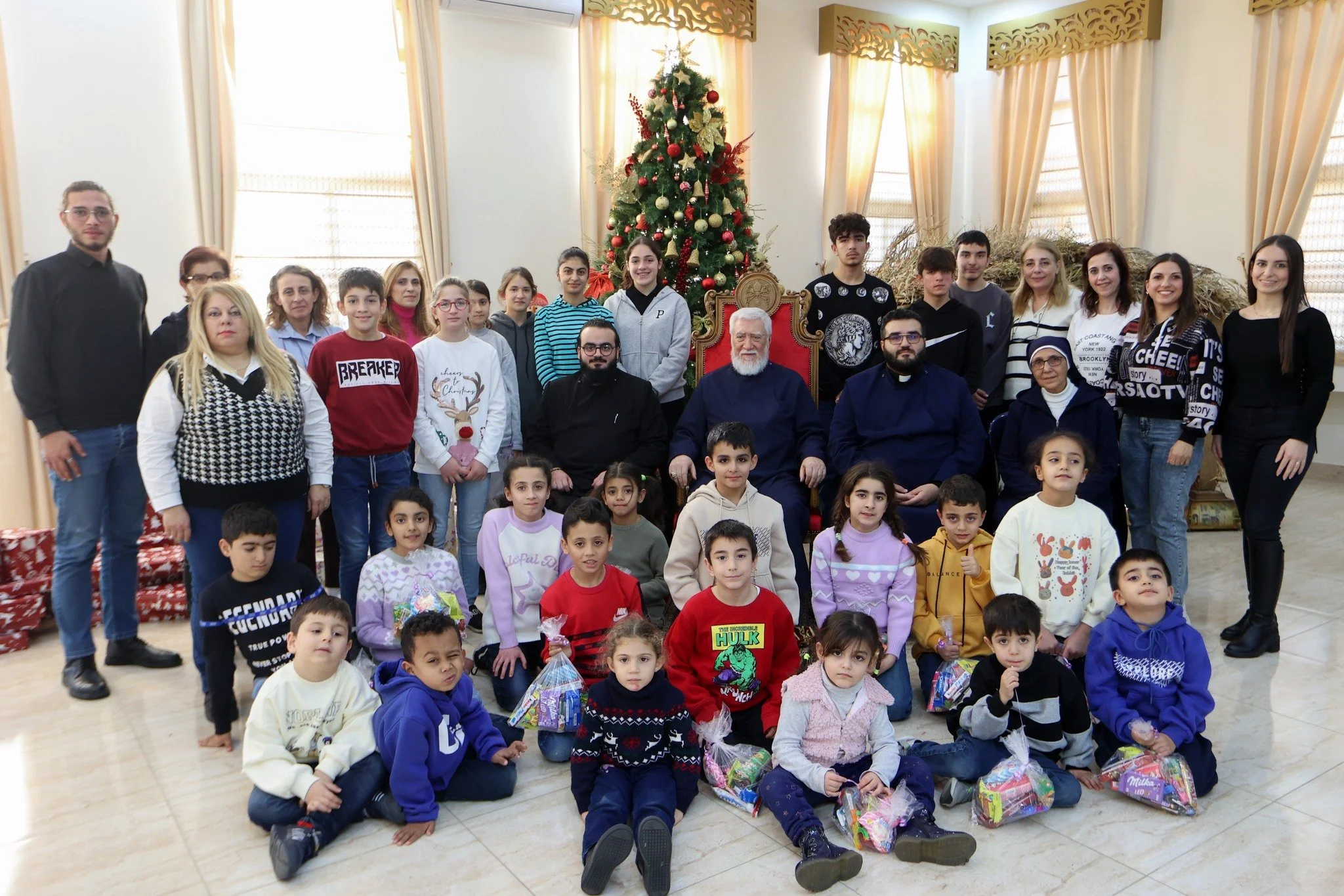 His Holiness Catholicos Aram I Extends New Year and Christmas Blessings to Armenian Social Service Institutions in Lebanon