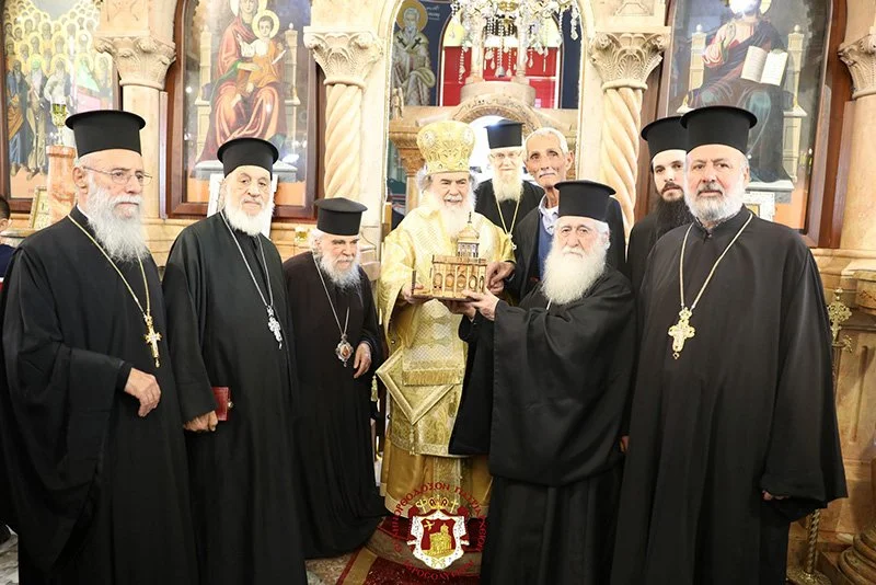 The feast of the Holy Forefathers at the Greek Orthodox Patriarchate of Jerusalem