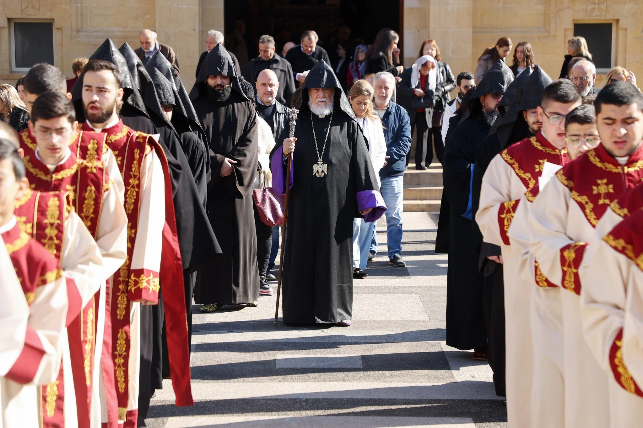 His Holiness Catholicos Aram I Presides over the Inaugural Divine Liturgy of 2025 in Antelias